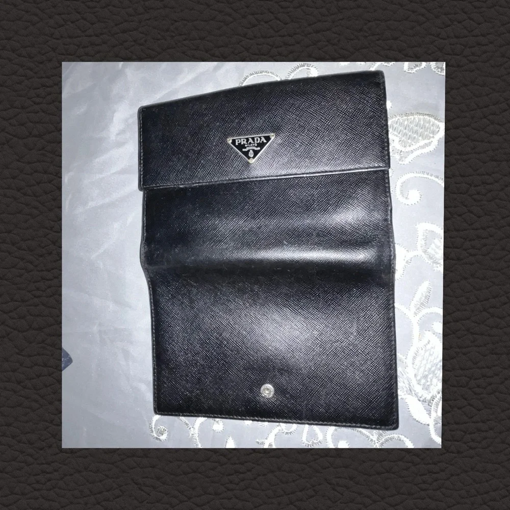 Prada Black Saffiano Leather Wallet Clutch - Picture 5 of 10